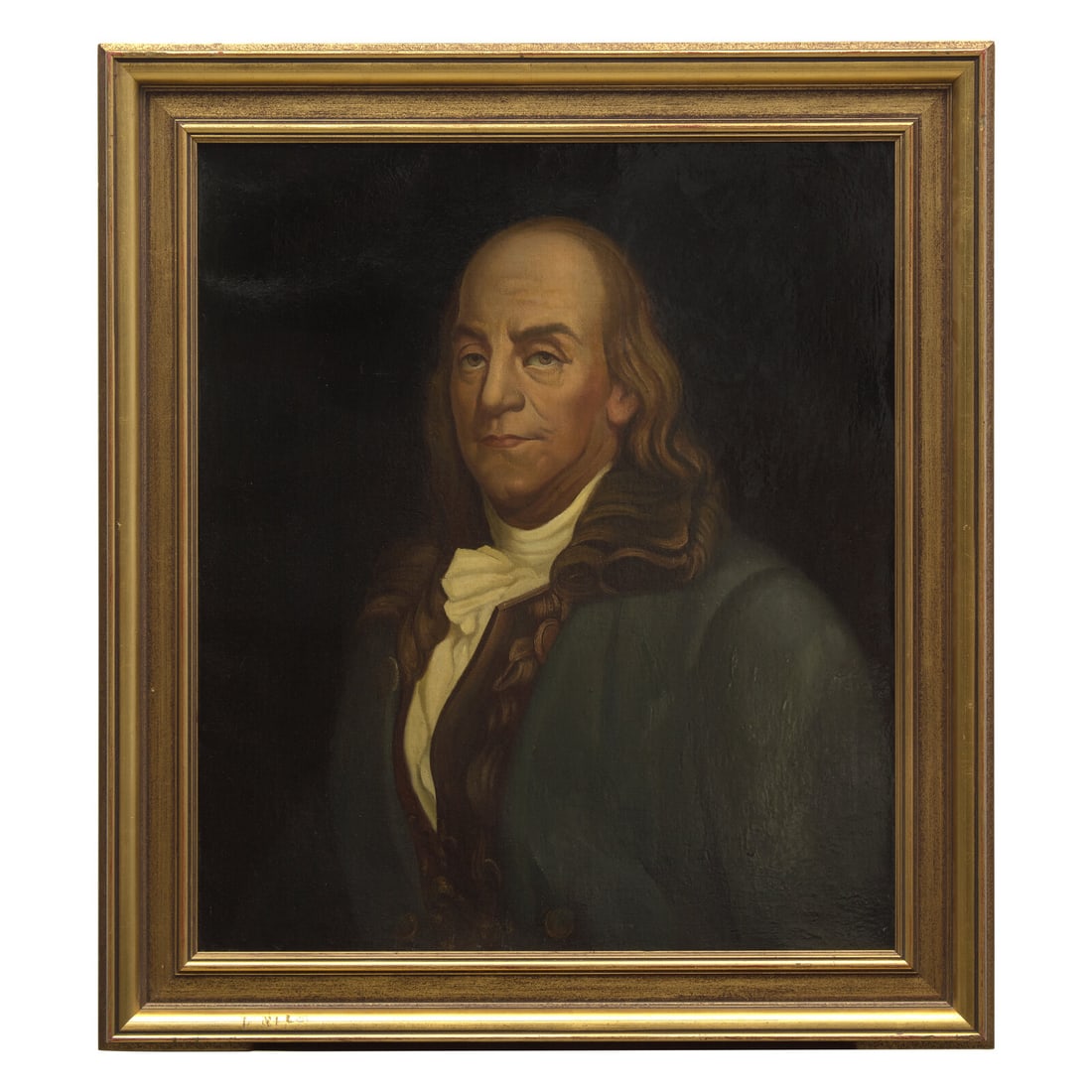 American School, 19th Century Portrait of Benjamin Franklin, c. 1840 (1 of 2)
