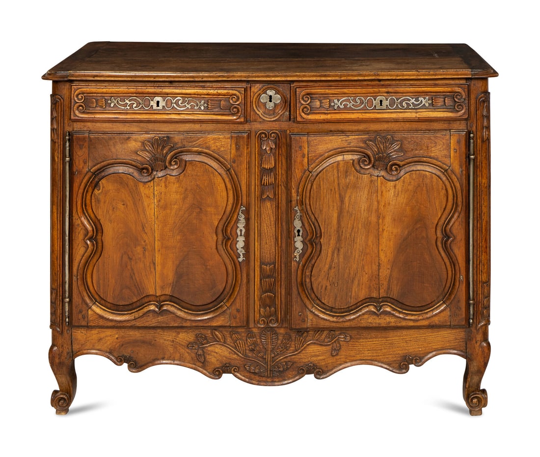 A French Provincial Walnut Cabinet (1 of 3)
