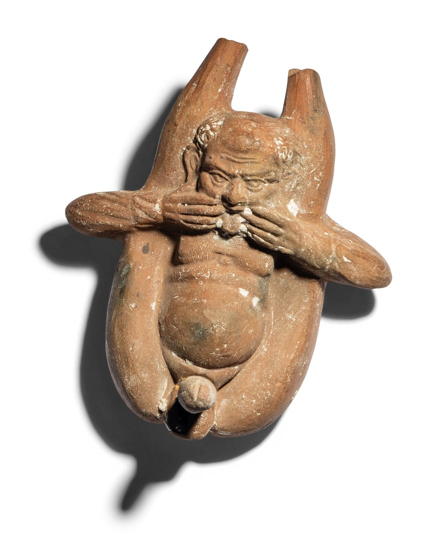 A Roman Style Terracotta Grotesque Figure (1 of 4)