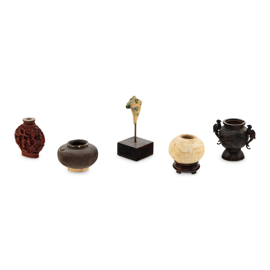 Five Asian Art Objects (1 of 2)