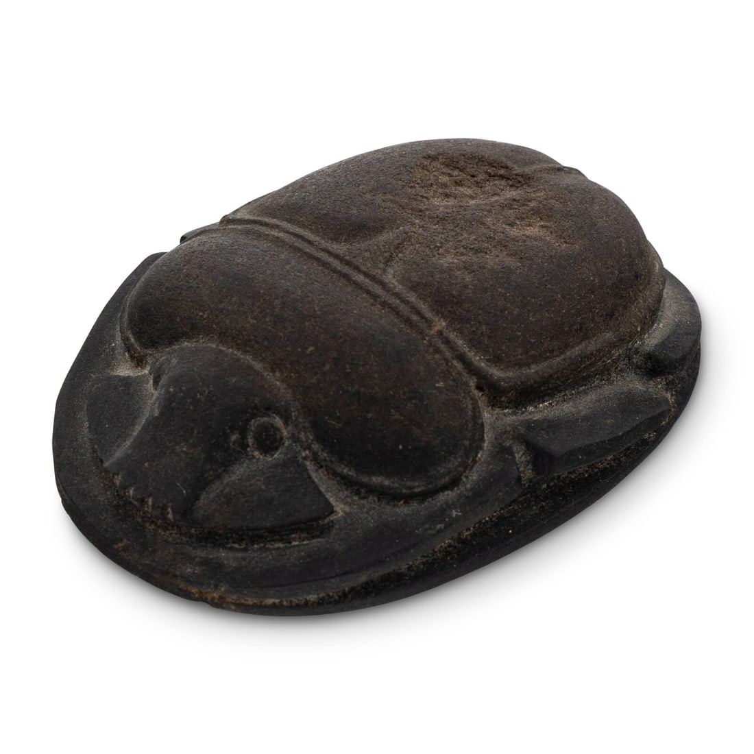 An Egyptian Style Stone Scarab: An Egyptian Style Stone Scarab After the Antique, 20th Century Length 9 cm (3 1/2 inches). Property from a California Private Collection This lot is located in Chicago. Provenance Every lot in Sale 65