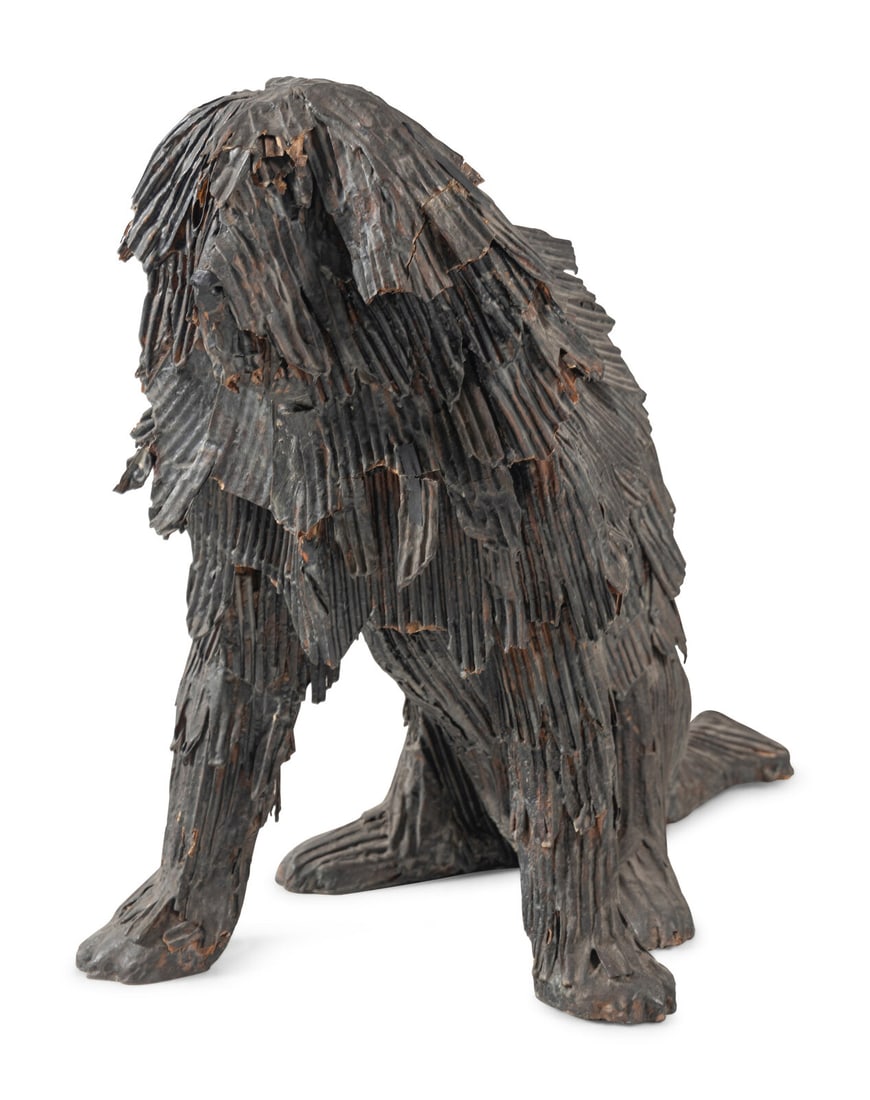 A Papier Mache Hungarian Puli (1 of 4)