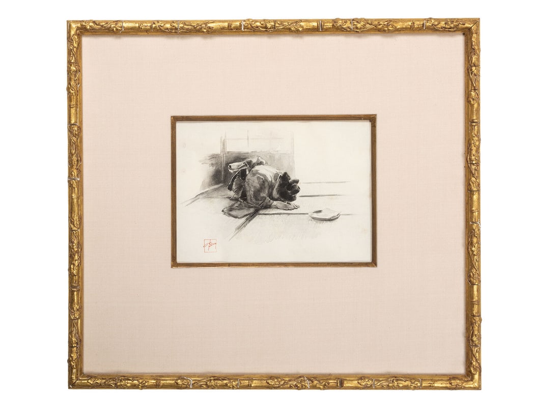 Robert Frederick Blum (American, 1857-1903) Be Pleased to Bring the Honorable Account (1 of 4)