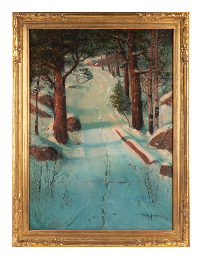 Svend Rasmussen Svendsen (American/Norwegian, 1864-1945) Forest (1 of 4)