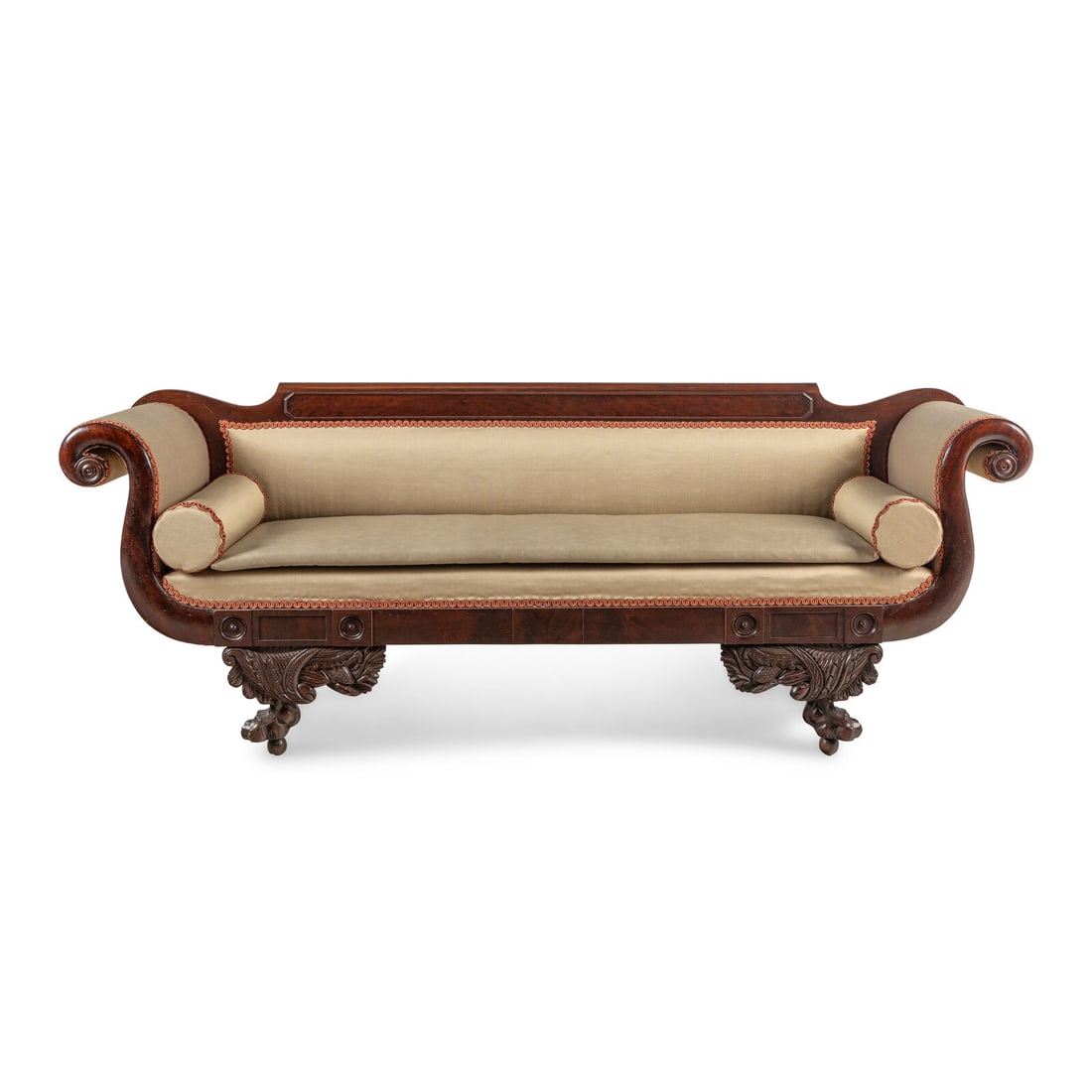 A Classical Mahogany Settee (1 of 4)