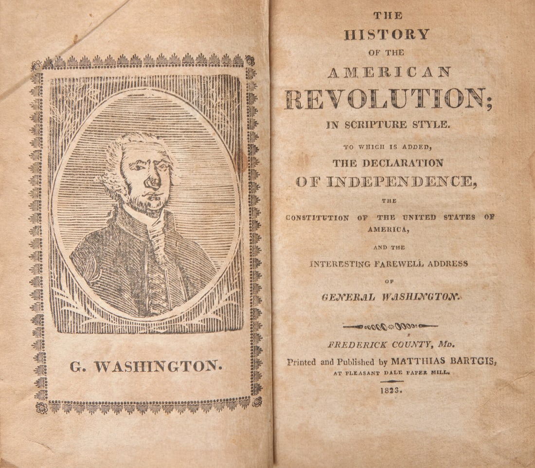 [Americana] (Snowden, Richard). The History of the American Revolution; in Scripture Style. To Which (1 of 2)