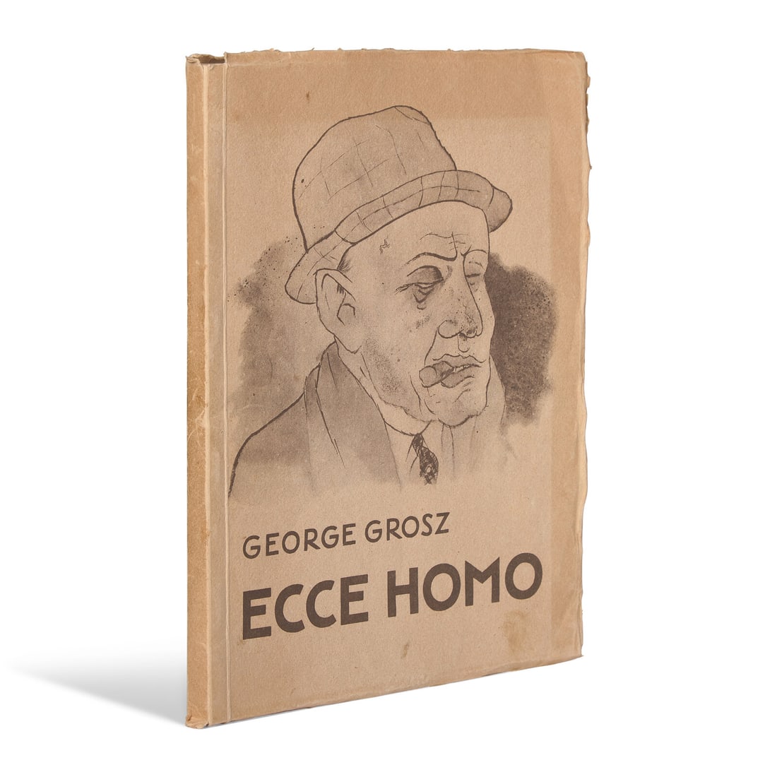 [Art] Grosz, George. Ecce Homo: [Art] Grosz, George. Ecce Homo Berlin: Der Malik, 1923. First edition (issue C). Folio. Illustrated with 84 lithographs after drawings, and 16 in color after watercolors, by Grosz. Original stiff illu