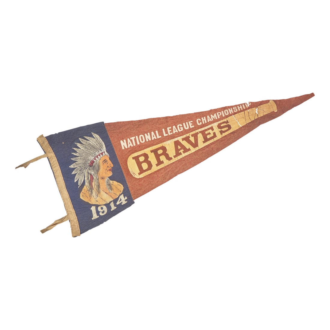 [Baseball] Boston Braves 1914 National League Championship Pennant (1 of 1)