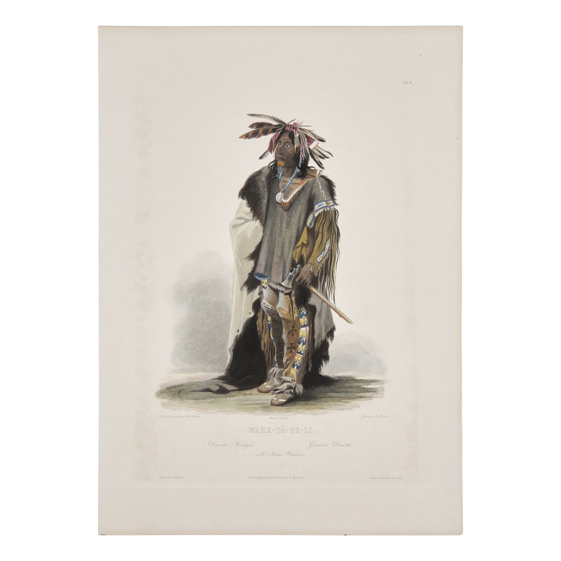 [Native-Americana] Bodmer, Karl. Wahk-Ta-Ge-Li...A Sioux Warrior (1 of 1)