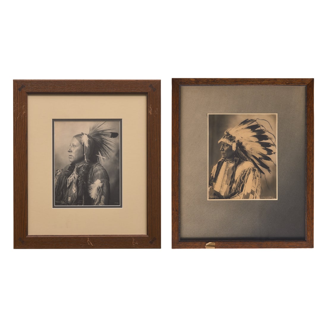 [Native-Americana] Rinehart, Frank A. Group of 2 Silver Print Photographs (1 of 3)