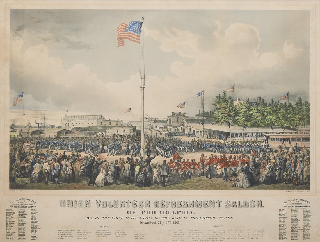[Philadelphia] Union Volunteer Refreshment Saloon, of Philadelphia. Being the First Institution of (1 of 2)