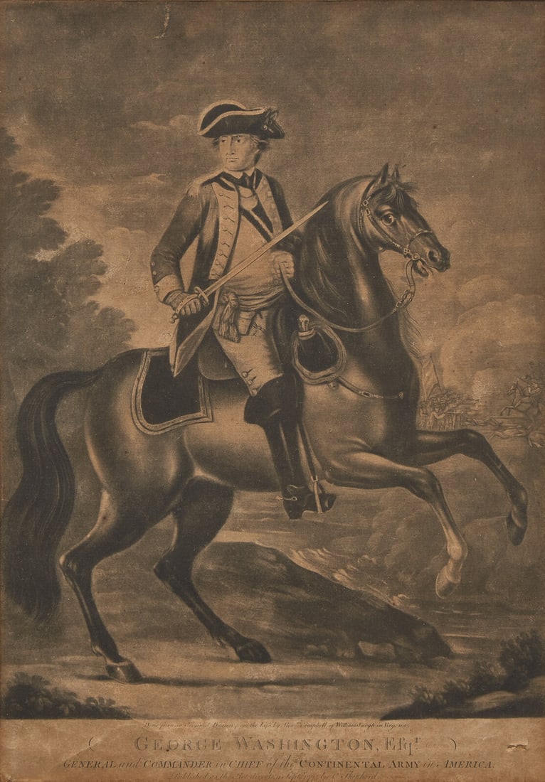 [Presidential] George Washington Esq. General and Commander in Chief of the Continental Army in (1 of 2)