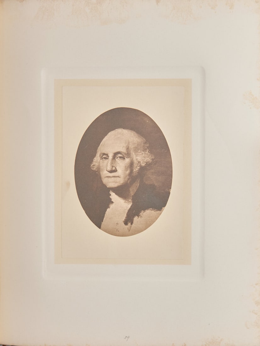 [Presidential] Sachse, Julius F. Authentic Portraits of Washington Arranged in Chronological Order. (1 of 4)