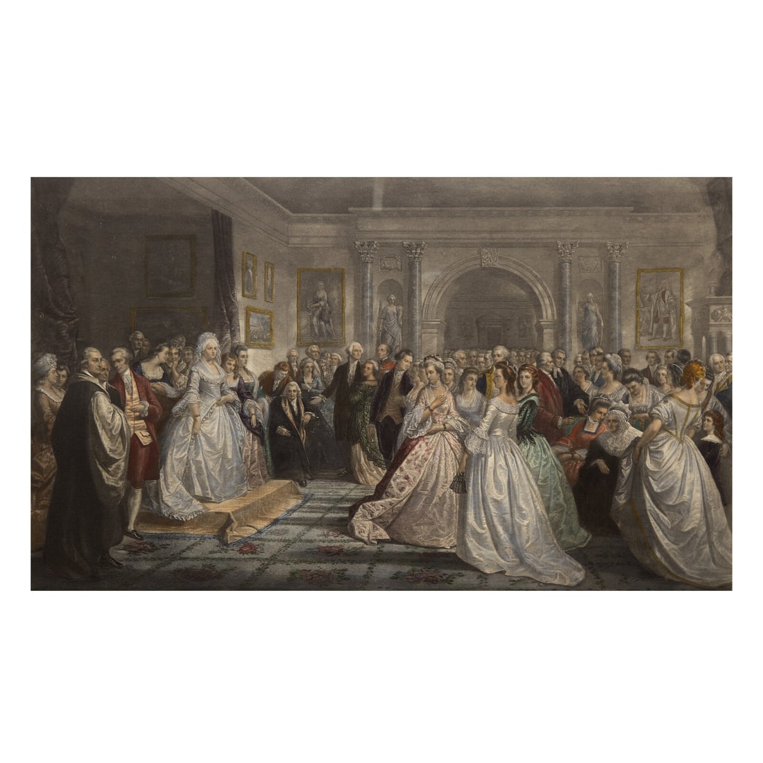 [Presidential] Huntington, D(aniel). Lady Washington's Reception. From the original Picture in the