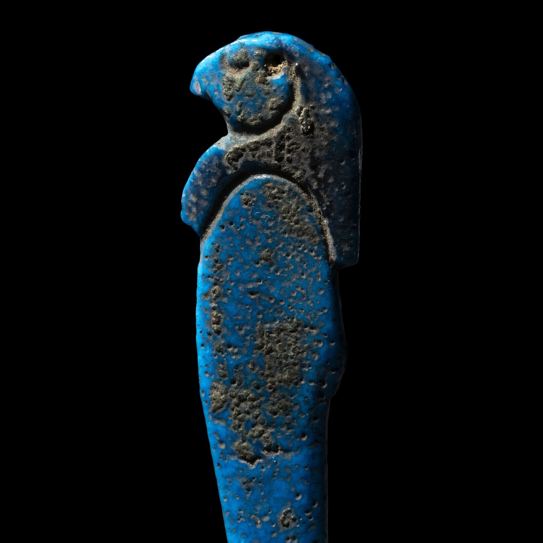 An Egyptian Faience Amulet of a Son of Horus (1 of 3)