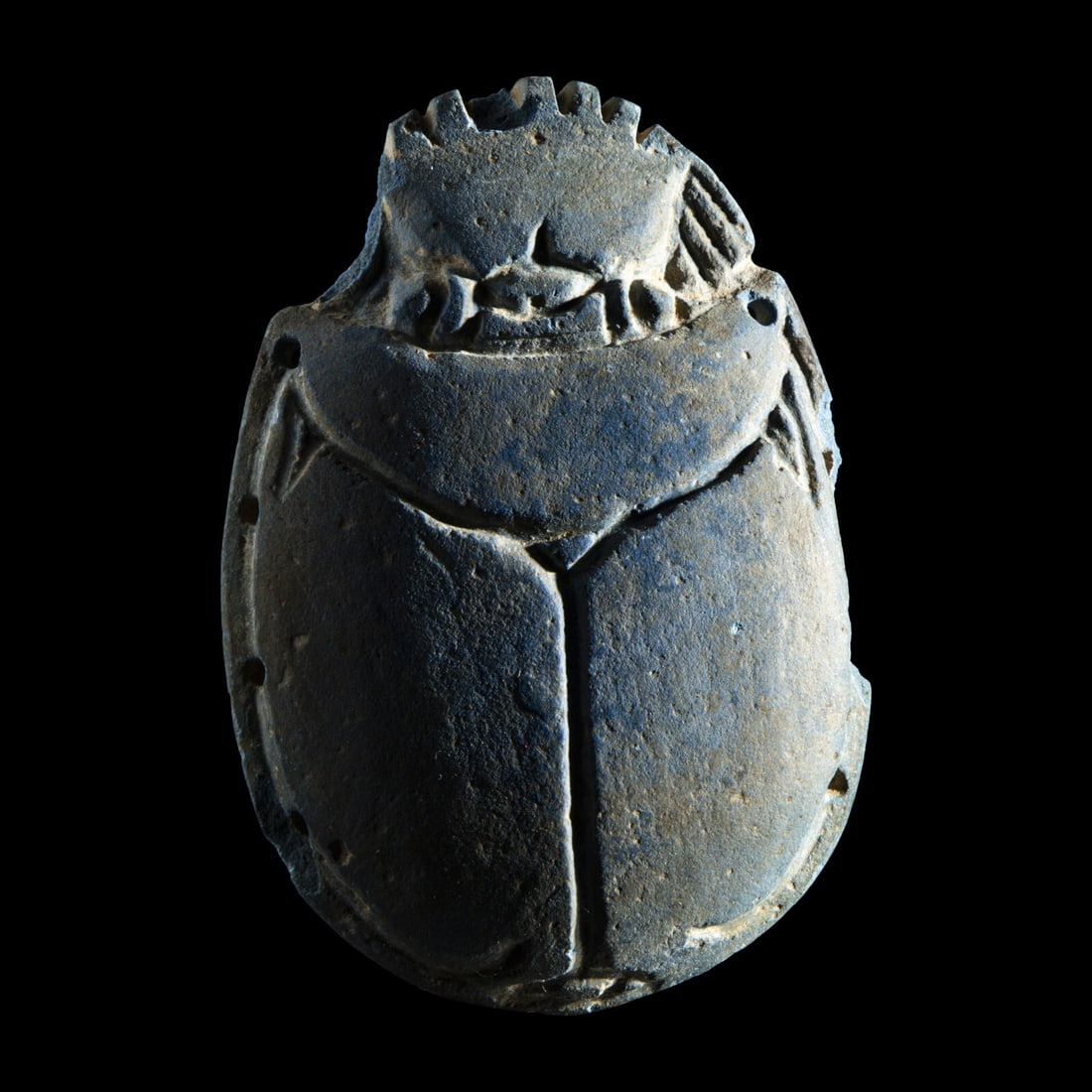 An Egyptian Faience Scarab (1 of 3)