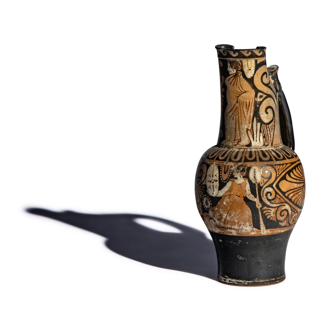 An Etruscan Caeretan Red-Figured Oinochoe (1 of 6)