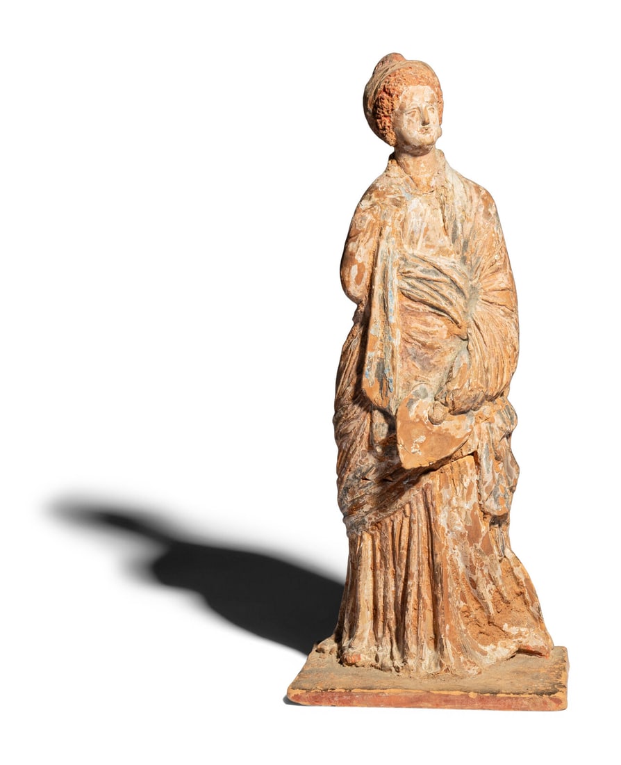 A Neoclassical Terracotta Tanagra Figure (1 of 4)
