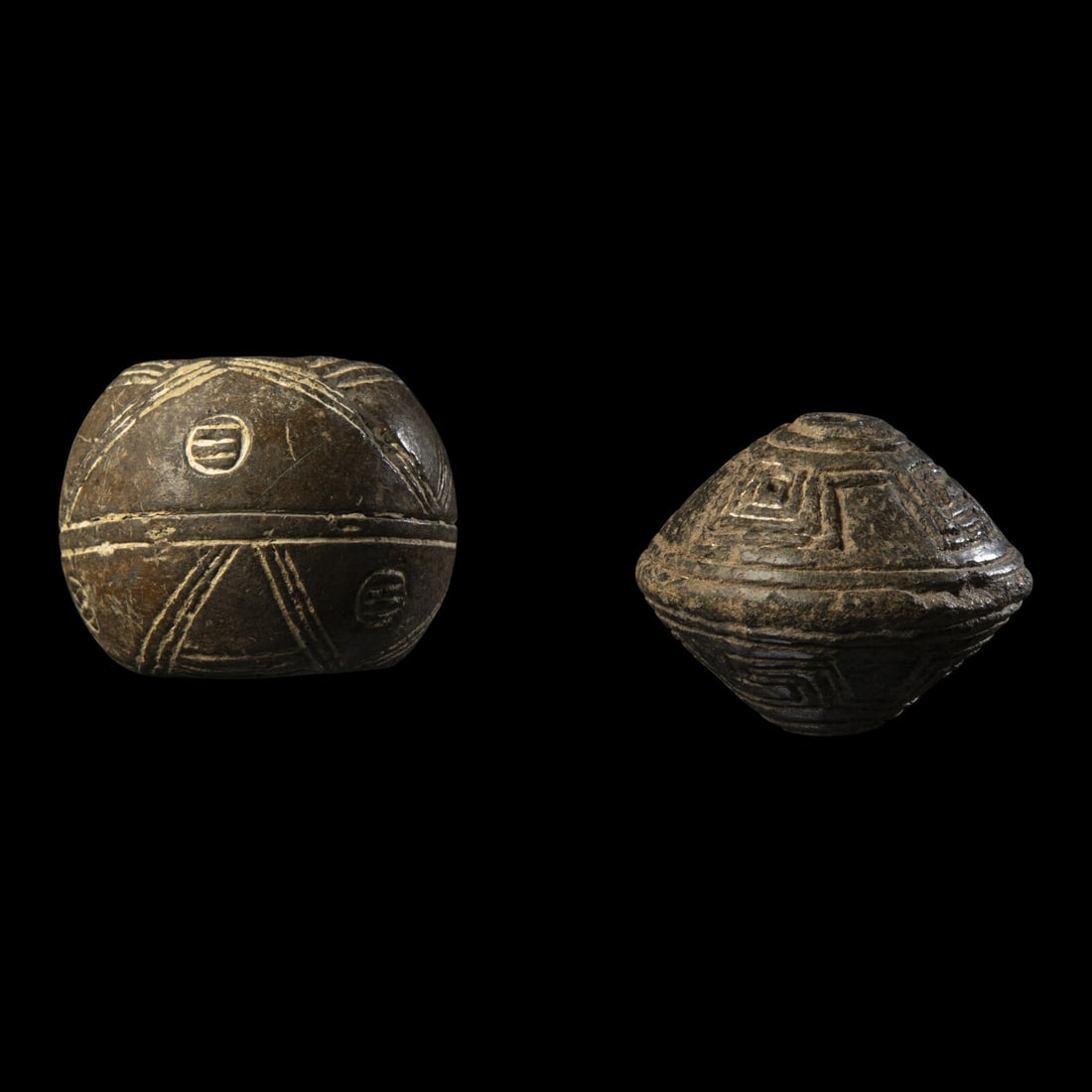 Two Anglo-Saxon Terracotta Spindle Whorls (1 of 3)