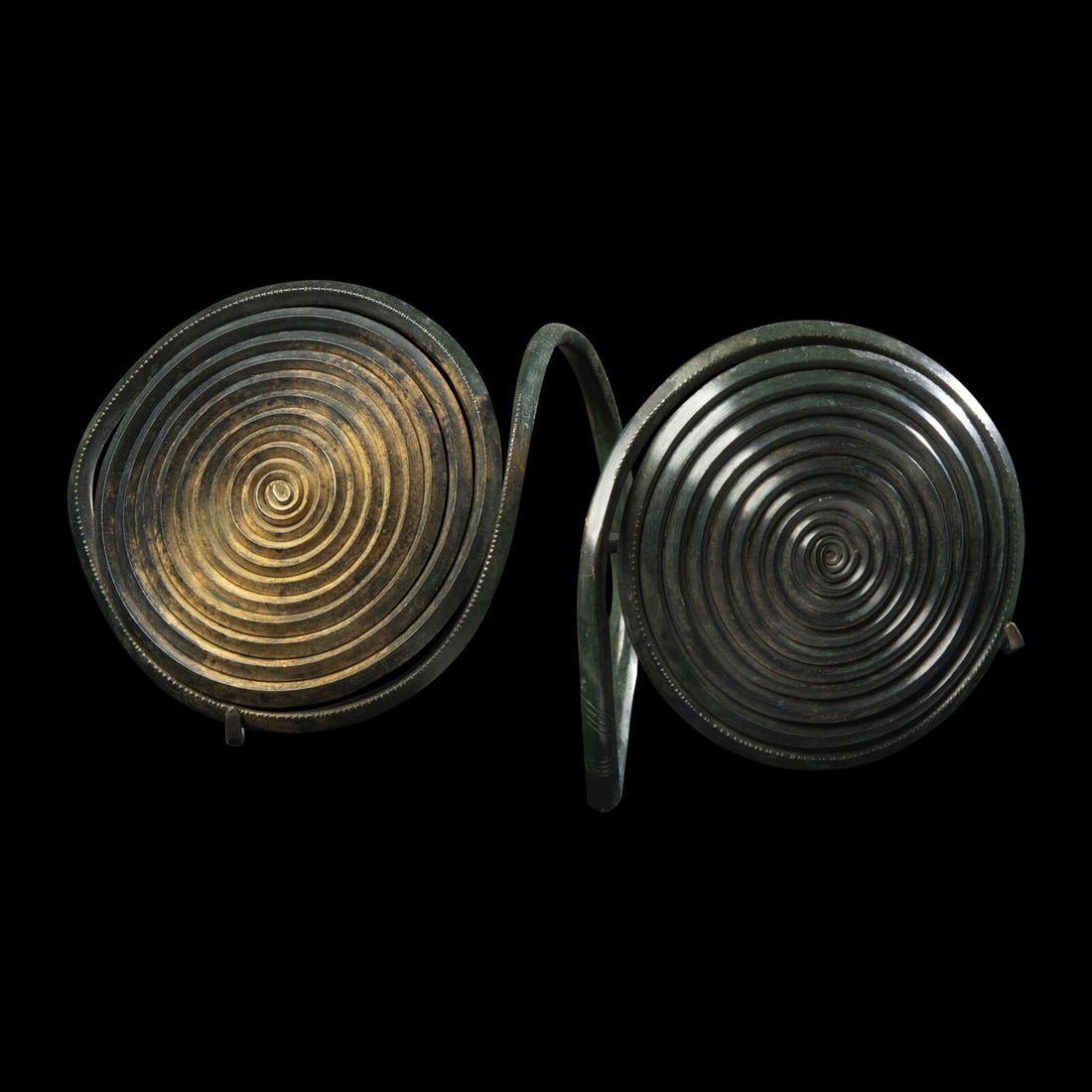 A European Bronze Age Armlet: A European Bronze Age Armlet Circa 1200-800 B.C. Length 17.5 cm (6 7/8 inches). This lot is located in Chicago. Provenance: Art Market, New York, 1980s-2000s.
