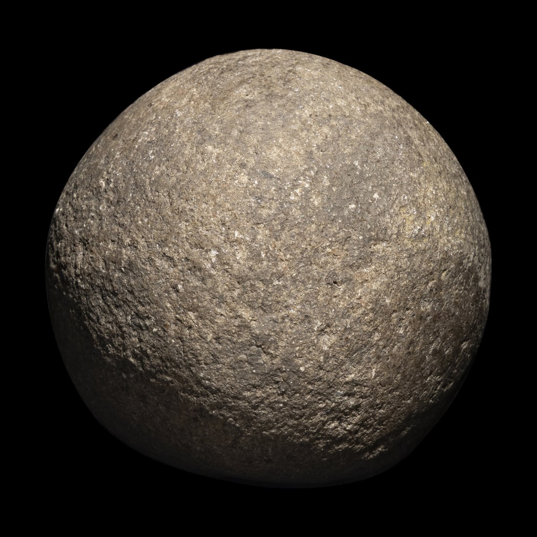 A Neolithic Stone Crushing Sphere: A Neolithic Stone Crushing Sphere Scandinavia, Circa 4th-3rd Millennium B.C. Width 7.5 cm (3 inches). This lot is located in Chicago. Provenance: Lawrence Sunde Collection (1910-1979), Copenhagen. The