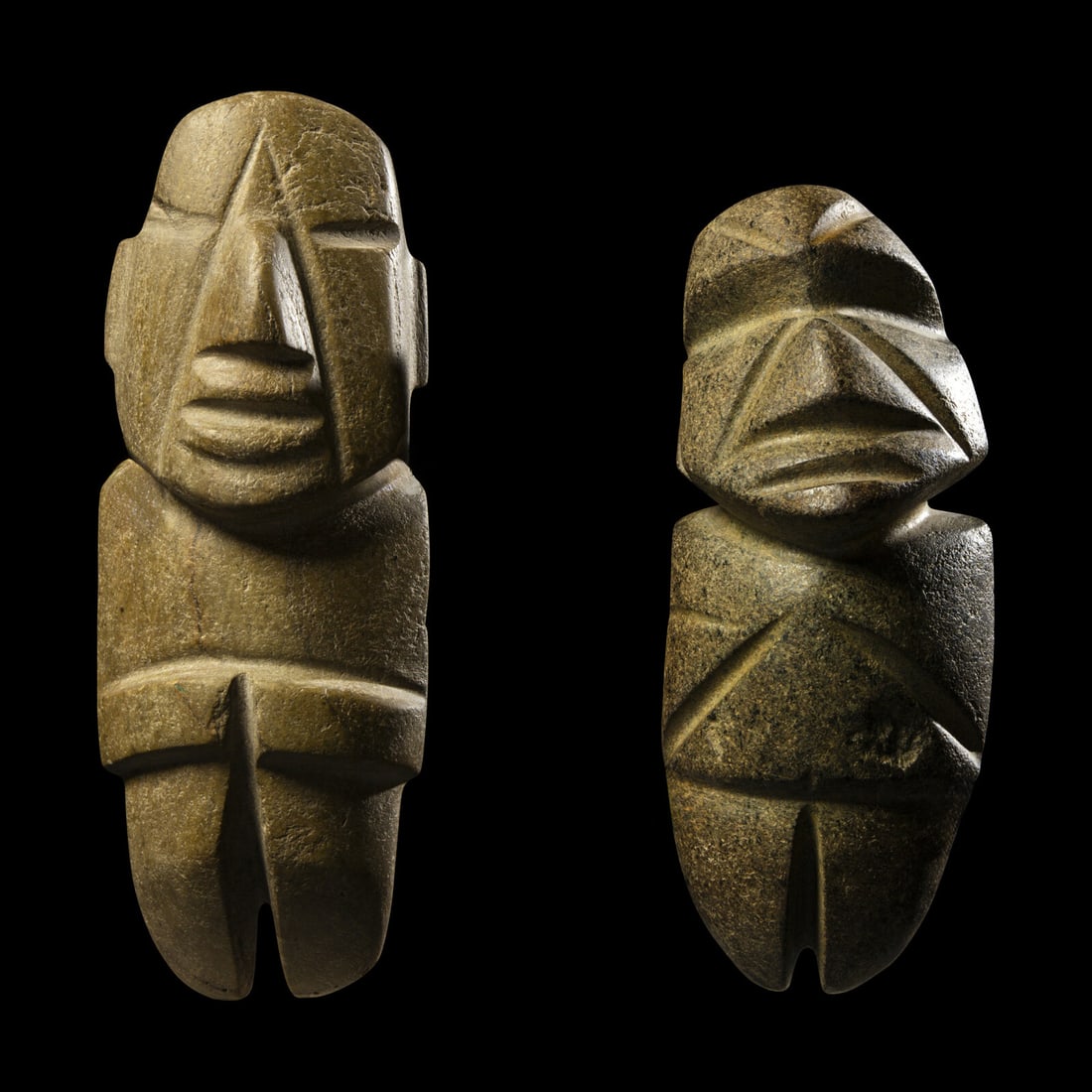 Two Mezcala Stone Figures (1 of 3)