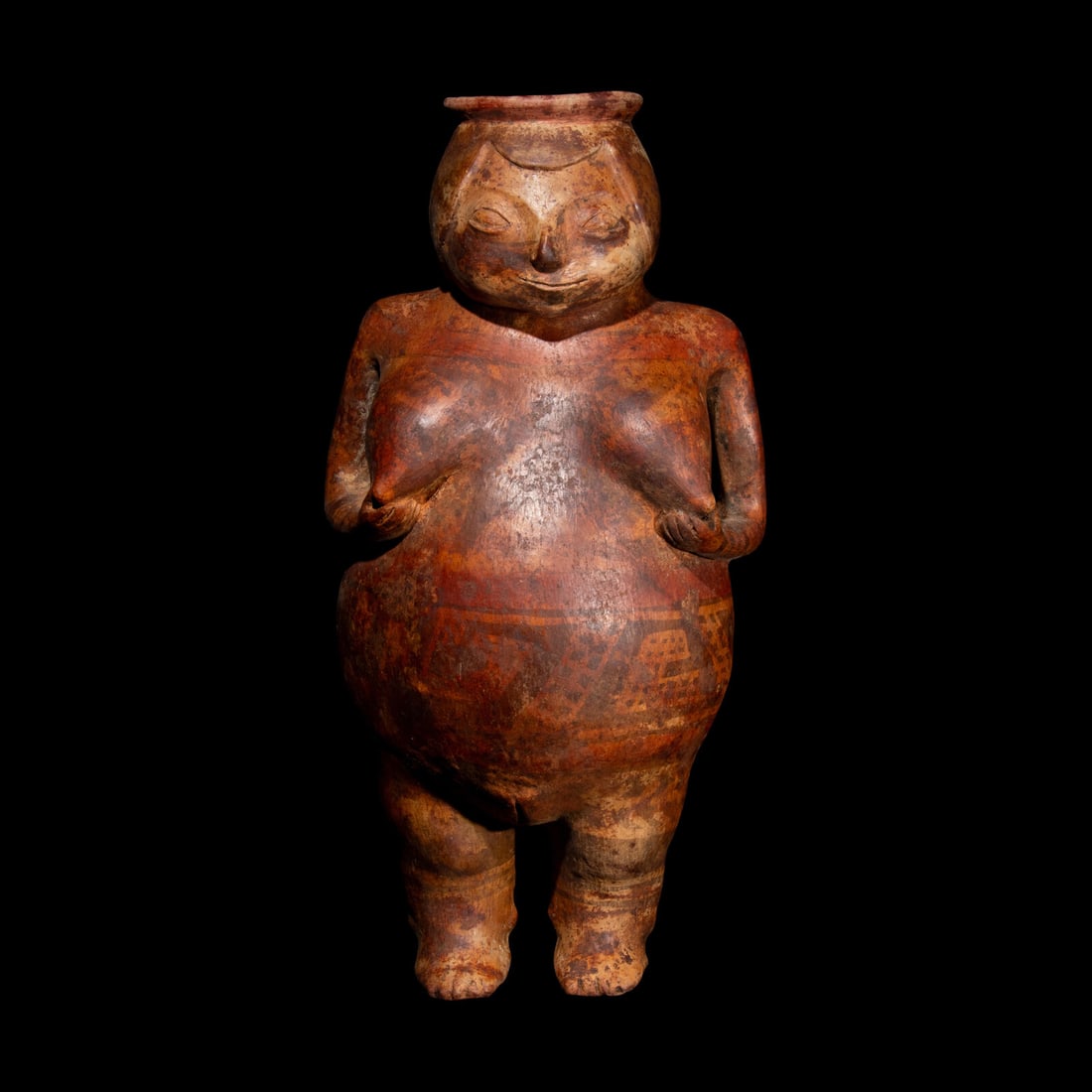 A NariÒo Polychrome Figural Vessel (1 of 4)