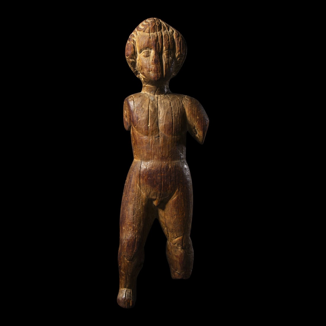 A Santo NiÒo Wood Figure (1 of 5)