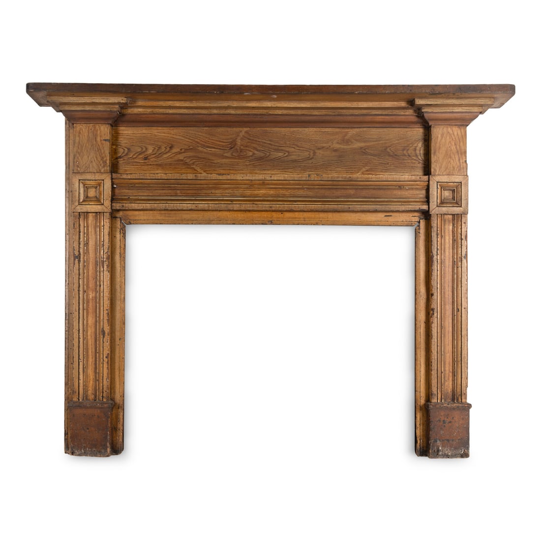 A Federal Faux-Grained Wood Mantel (1 of 5)
