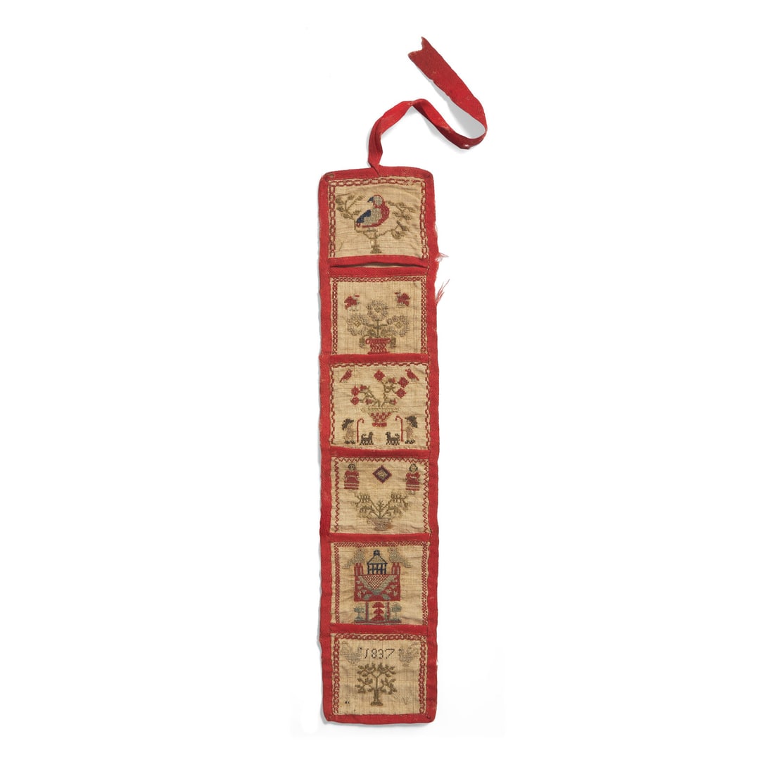 An Embroidered Needlework "Housewife" or Sewing Case (1 of 5)