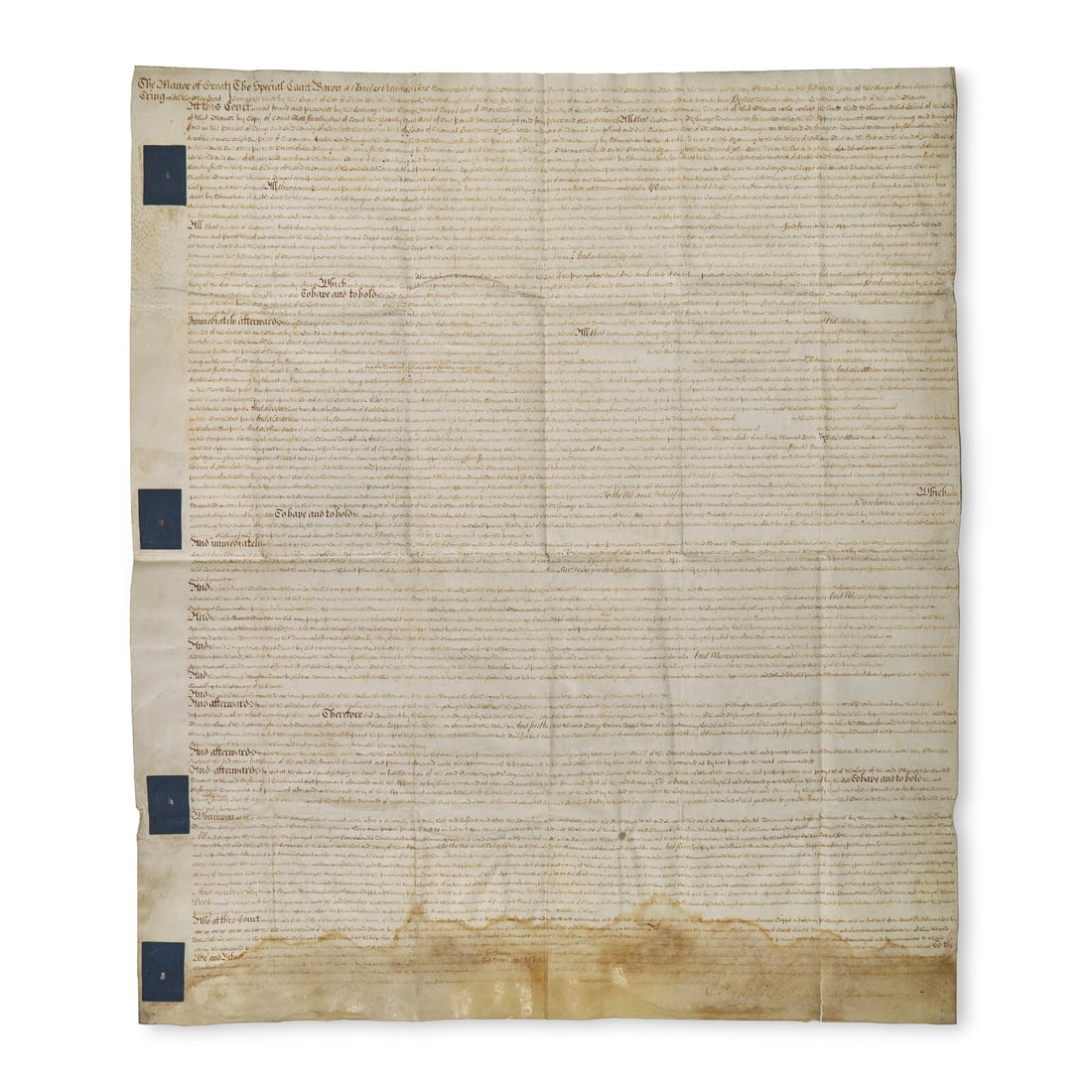 A Land Agreement Made for George Ivison Tapps, 1st Baronet (1753-1835) (1 of 1)