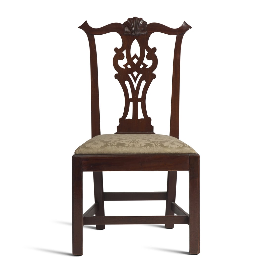 A Chippendale Carved Mahogany Side Chair (1 of 4)