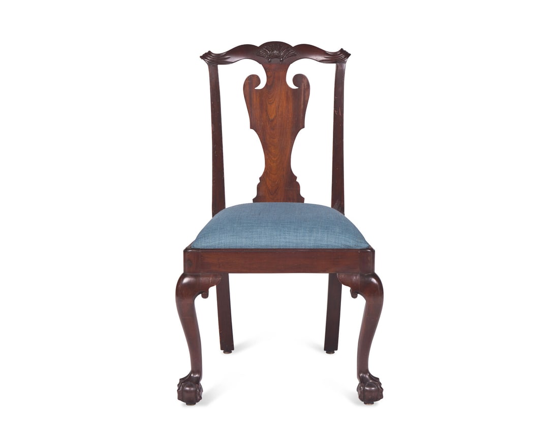 A Chippendale Carved Walnut Side Chair (1 of 4)