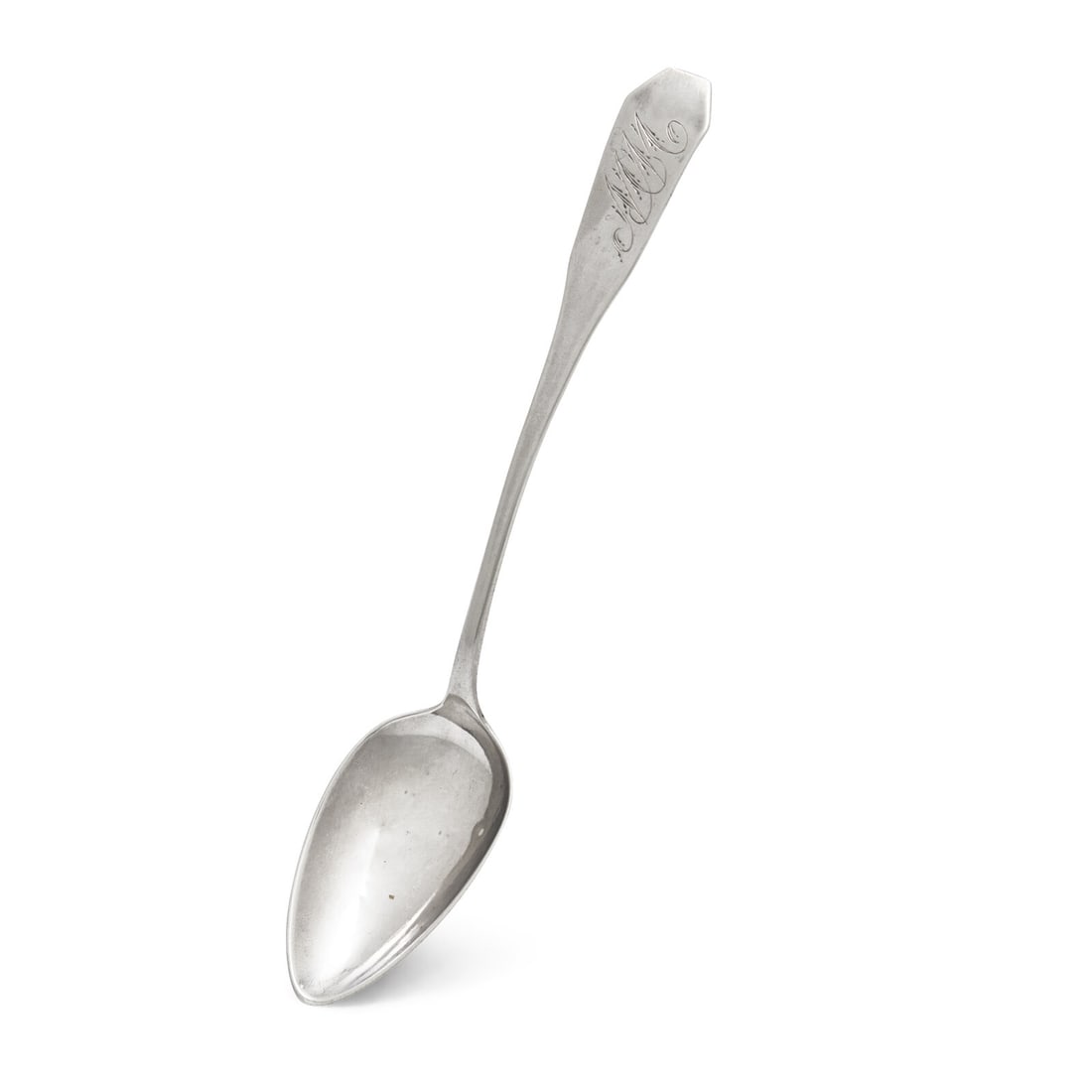 A Federal Coin Silver Coffin-End Teaspoon (1 of 3)