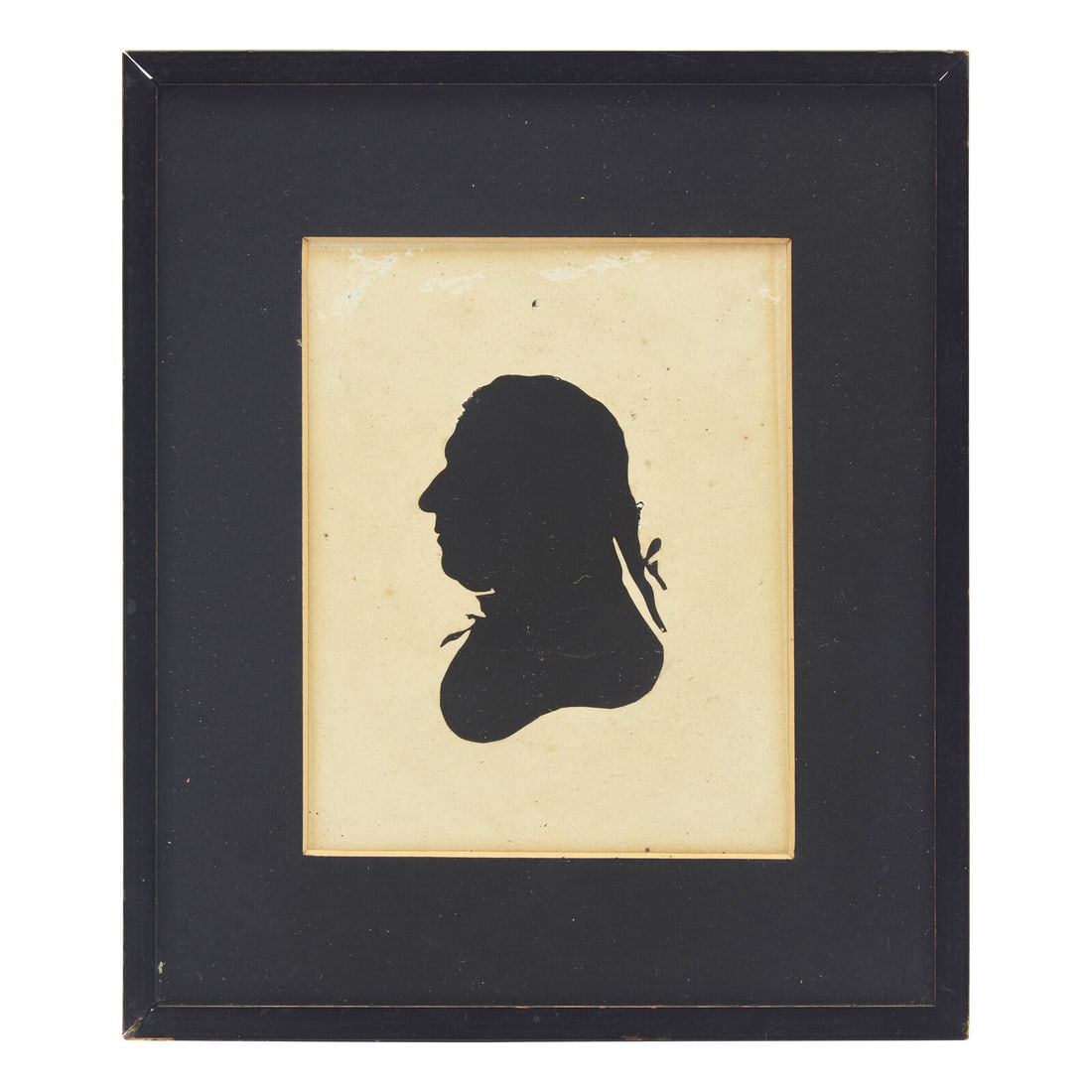 Attributed to Peale's Museum Philadelphia, A Silhouette Profile Portrait of William Russell Birch (1 of 3)