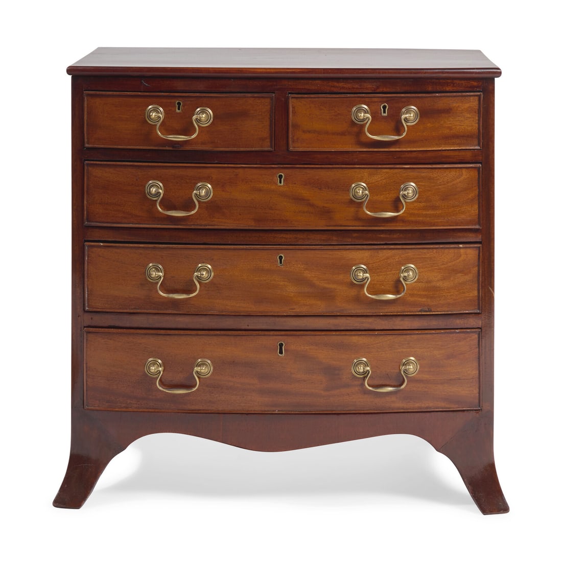 A Diminutive George III Mahogany Chest of Drawers (1 of 3)