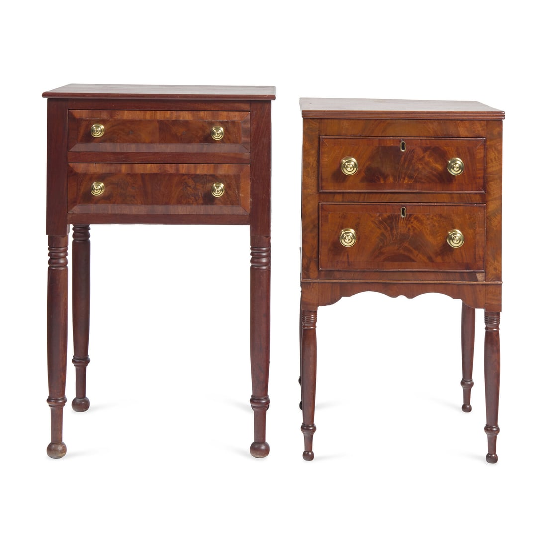 Two Federal Mahogany Work Tables (1 of 3)