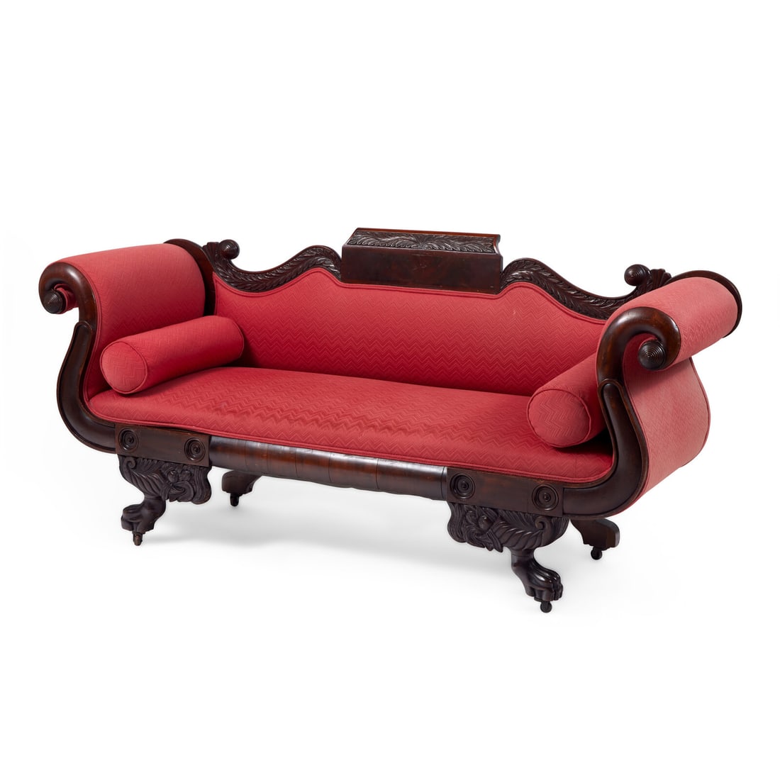 A Classical Carved Mahogany Sofa (1 of 3)