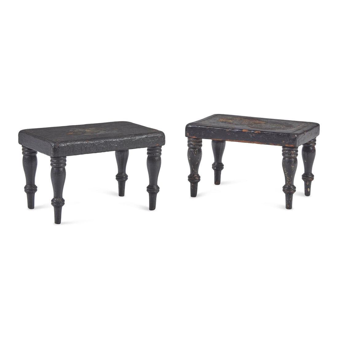 A Pair of Classical Painted Wood Stools (1 of 3)