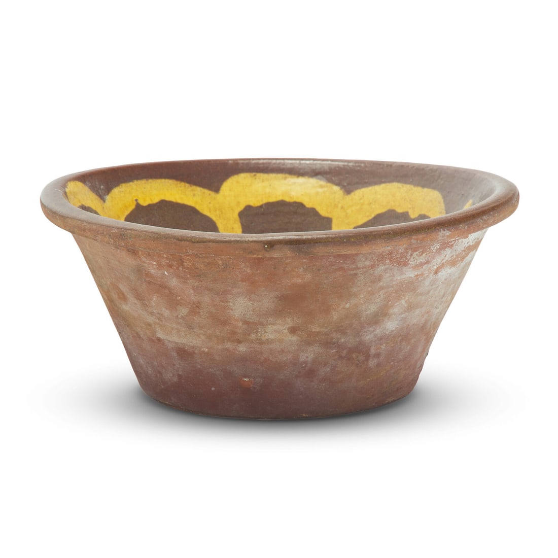 A Glazed and Slip-Decorated Redware Bowl (1 of 3)