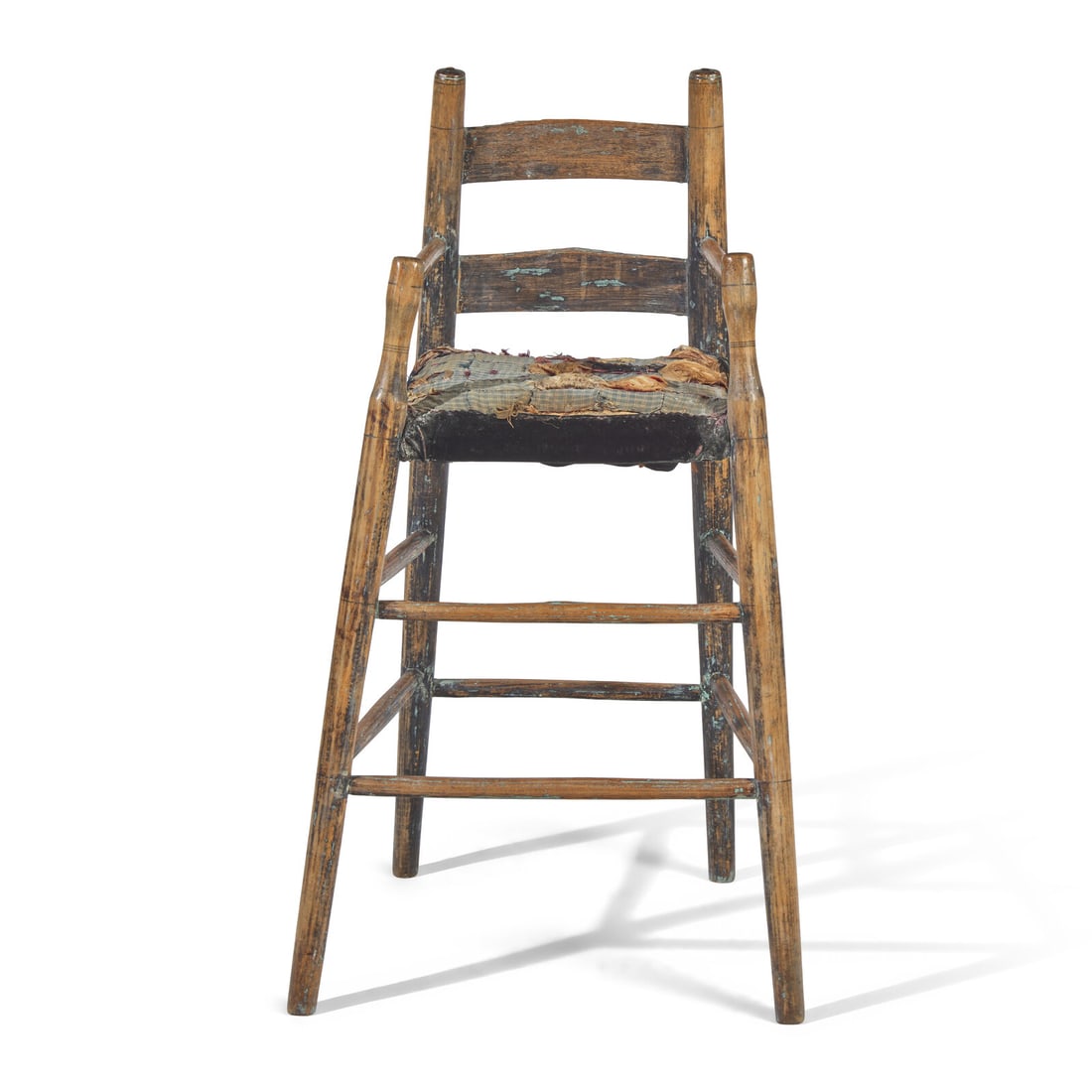 A Turned Hickory and Maple High Chair (1 of 3)