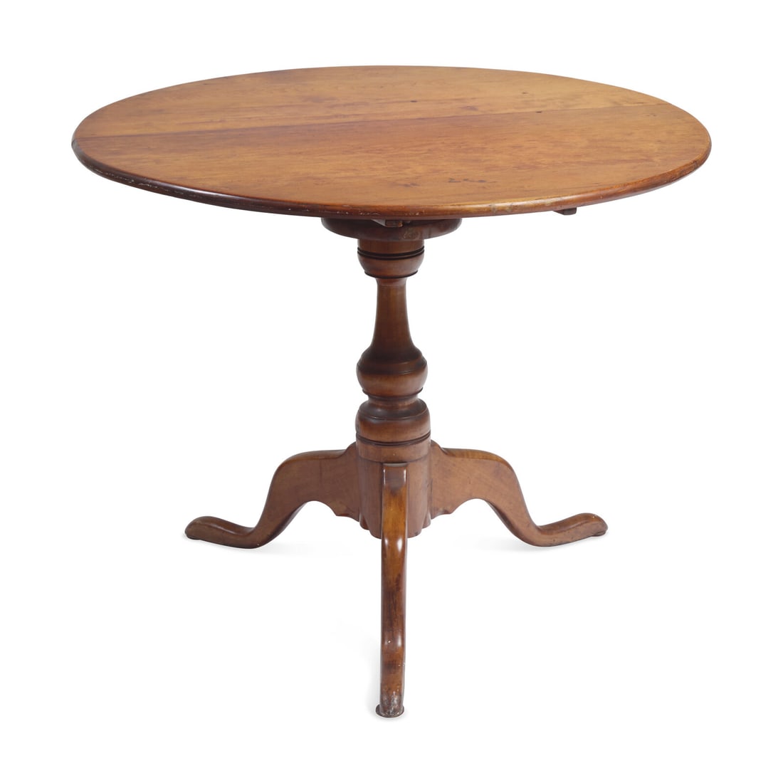 A Chippendale Cherry Tilt-Top Tea Table (1 of 2)