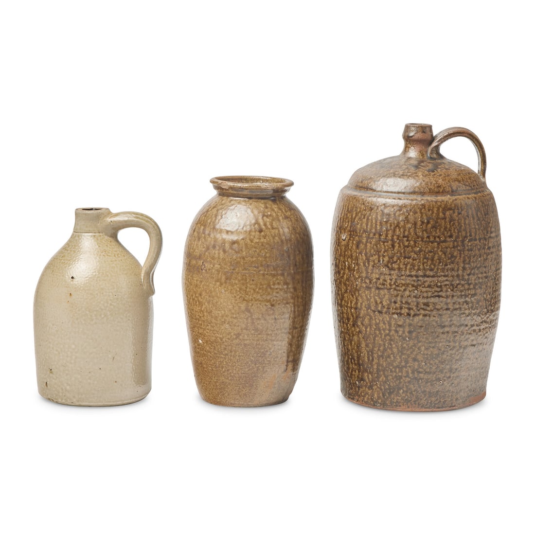 Three Glazed Stoneware Items (1 of 2)