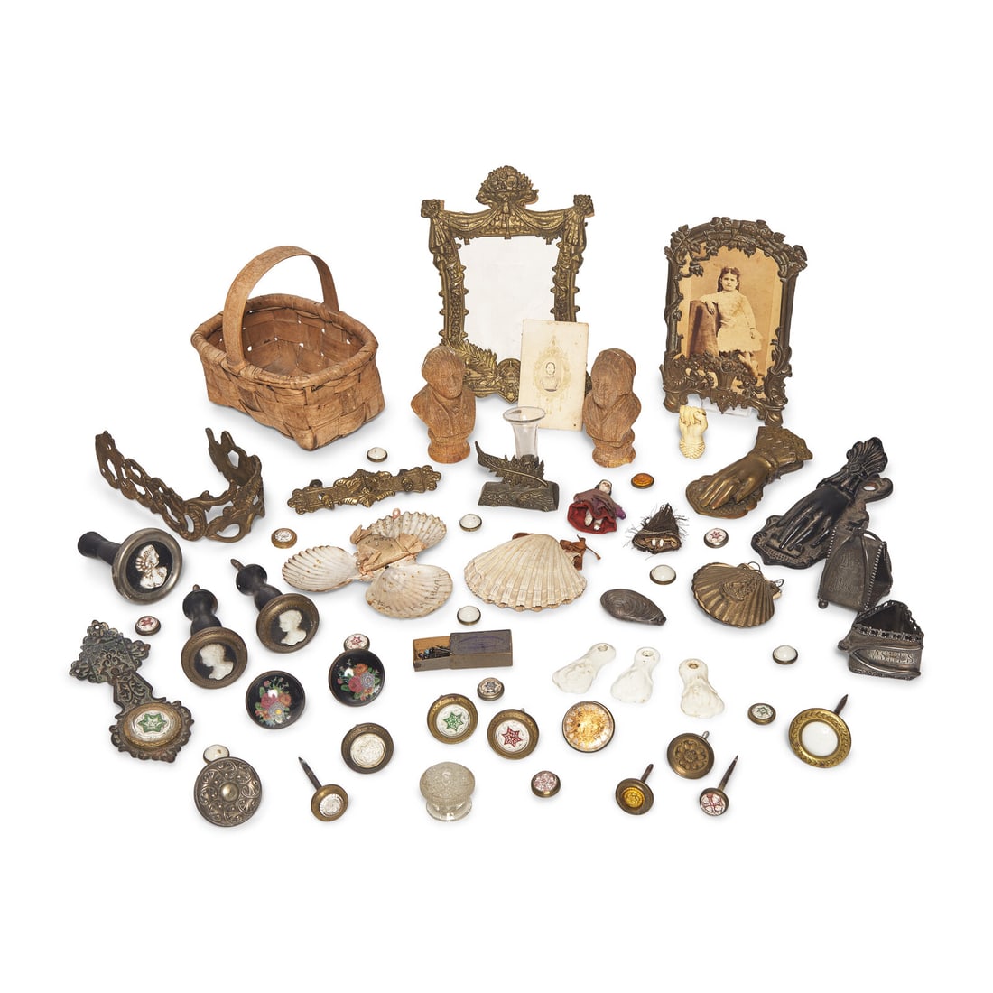 An Assorted Collection of Victorian Sentimental and Souvenir Items (1 of 4)