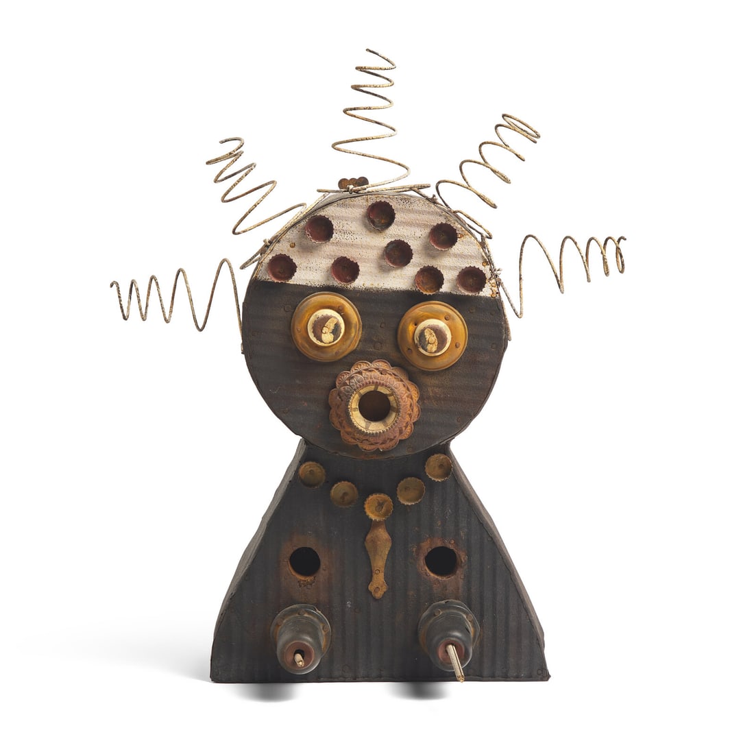 A Found Object "Lady" Bird House (1 of 3)