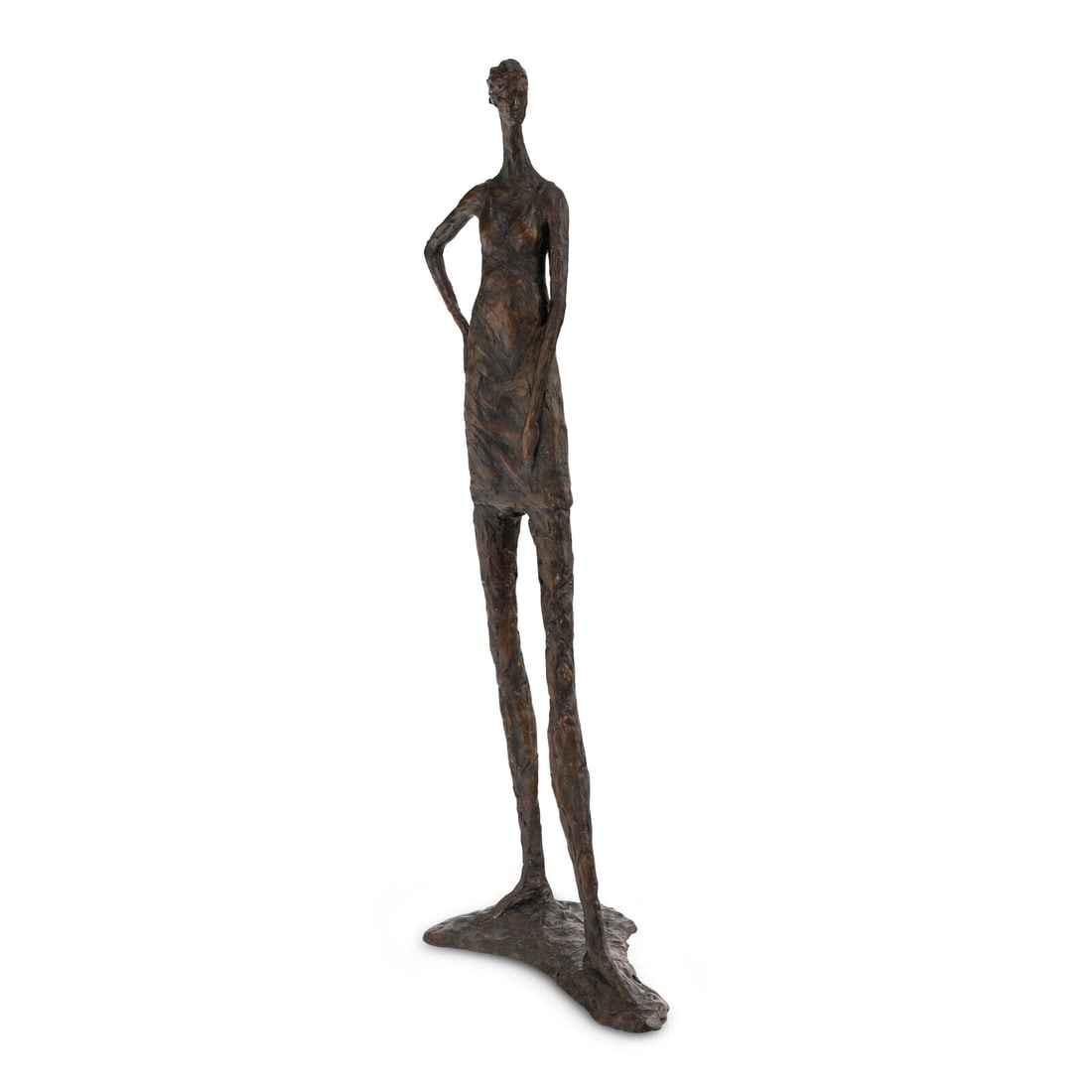 Tom Corbin (American, b. 1954) Untitled: Tom Corbin (American, b. 1954) Untitled bronze signed and numbered 13/60 at base Height 36 1/2 inches. This lot is located in Chicago.