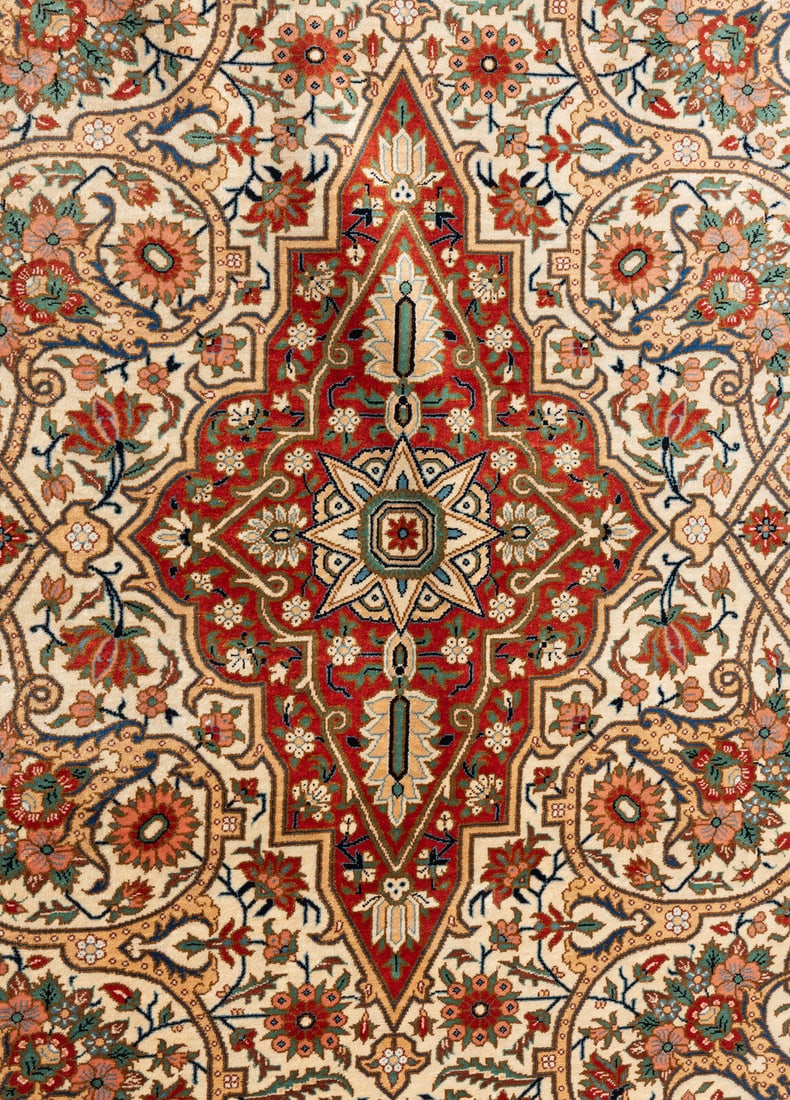 A Persian Silk Rug - 2