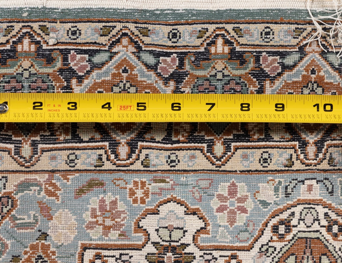 A Persian Silk Rug - 4