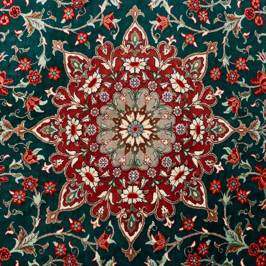 A Persian Silk Rug - 2