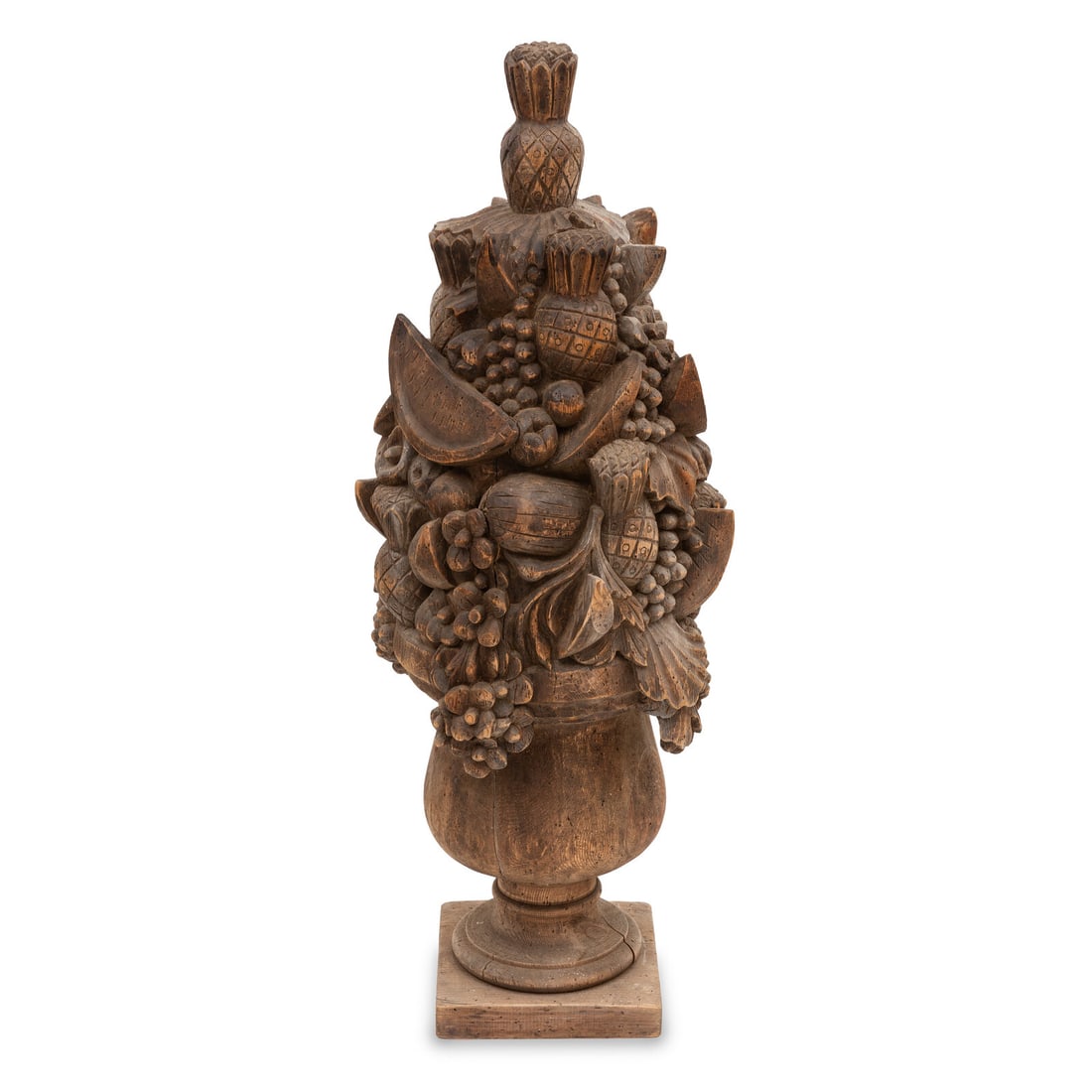 A French Carved Oak Fruit Basket (1 of 2)